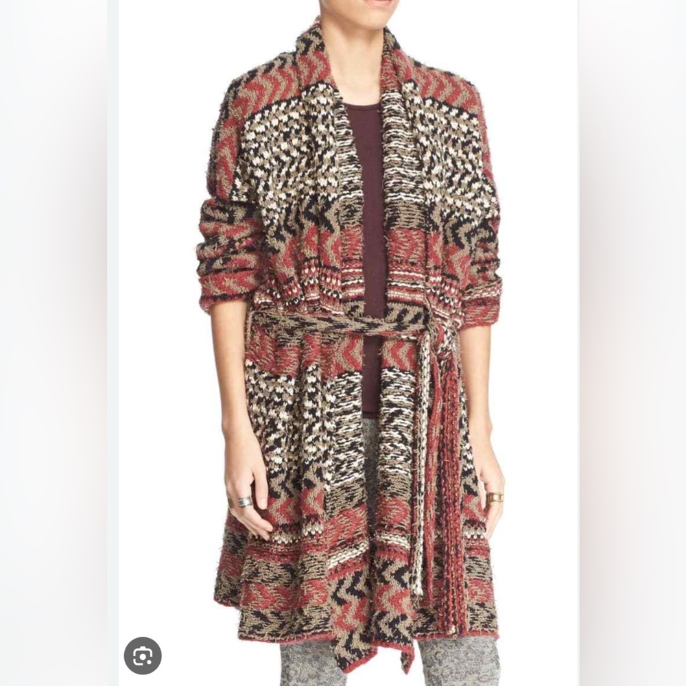 NWT free people Iona patterned cardigan - Picture 2 of 3
